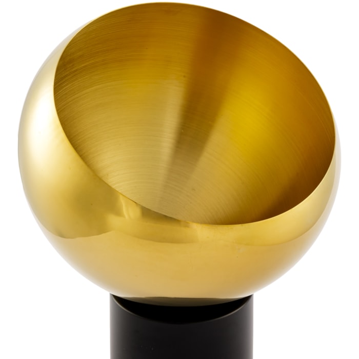 Vaso de Metal Amalfi Dourado Alto - 29cm - Madel Home