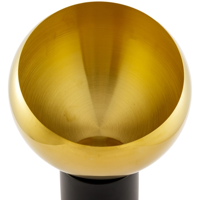 Vaso de Metal Amalfi Dourado Alto - 29cm - Madel Home