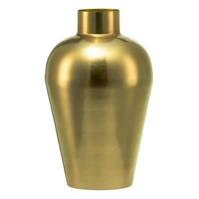 Vaso de Metal Ayla Dourado Alto - 36cm - Madel Home