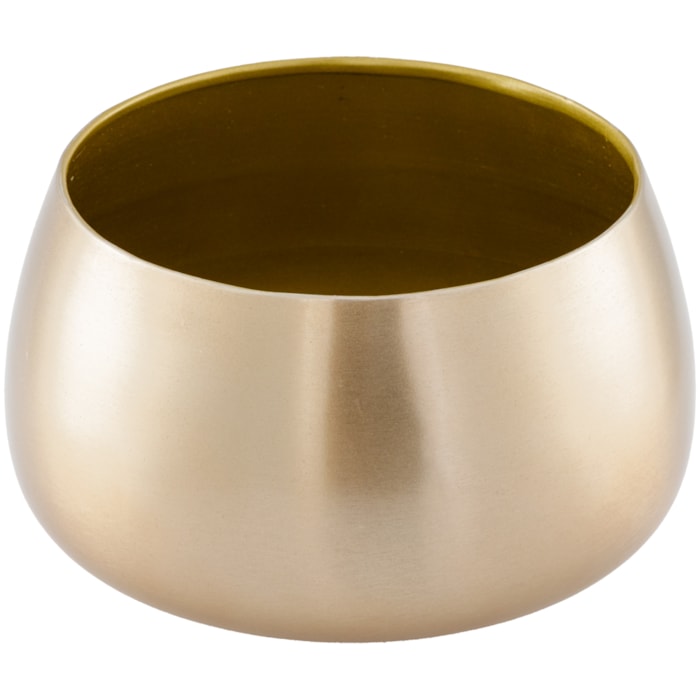 Vaso de Metal Brise Baixo M - 21,5cm - Madel Home