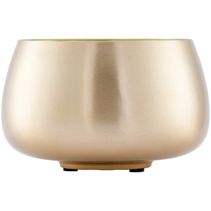 Vaso de Metal Brise Baixo M - 21,5cm - Madel Home