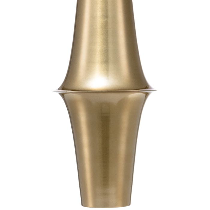 Vaso de Metal Doha Bege Médio - 46cm - Madel Home