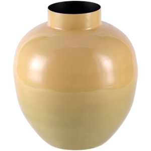 Vaso de Metal Tulum Bege Alto - 27cm