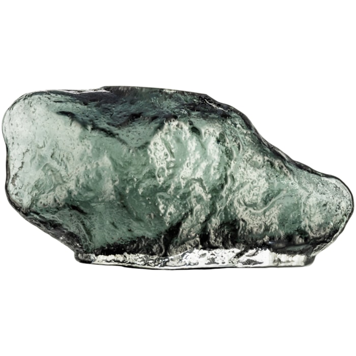 Vaso de Murano Amari Verde Baixo - 17cm - Madel Home