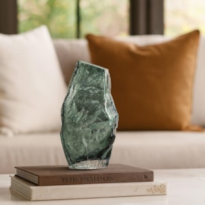 Vaso de Murano Amari Verde Médio - 27cm