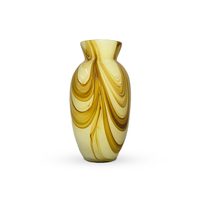 Vaso de Murano Biella Âmbar Alto - 33cm - Madel Home