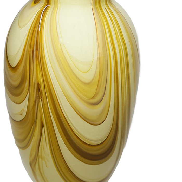 Vaso de Murano Biella Âmbar Alto - 33cm - Madel Home