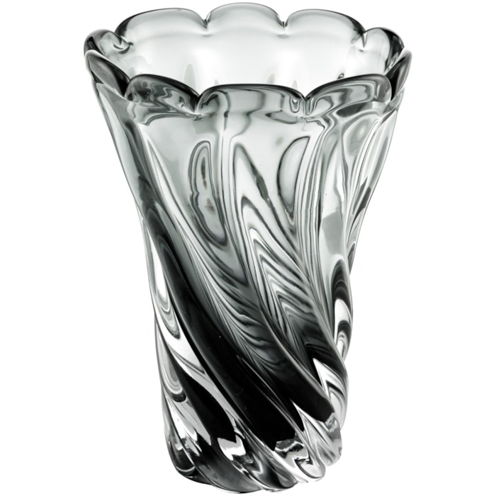 Vaso de Murano Elora Fume Alto - 27cm - Madel Home