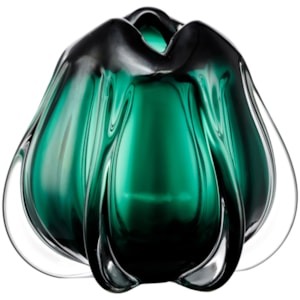 Vaso de Murano Elora Verde Médio - 22,5cm 