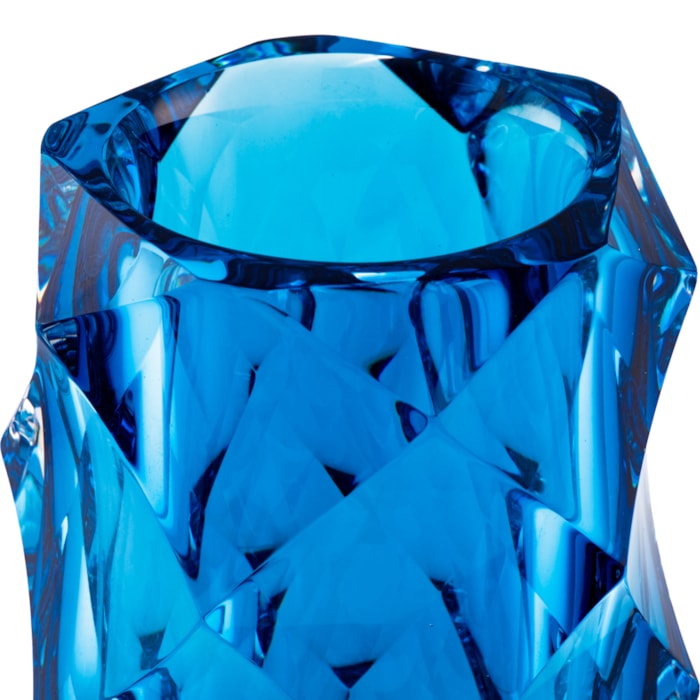 Vaso de Murano Felina Azul Alto - 32cm - Madel Home