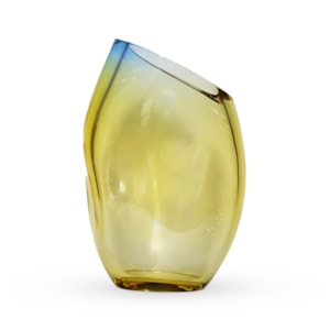 Vaso de Murano Luma Âmbar Alto - 36cm