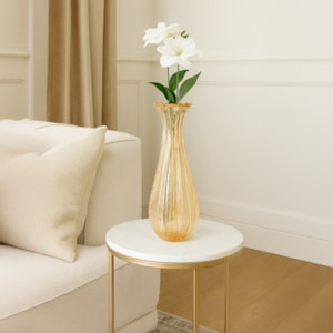Vaso de Murano Merida Âmbar Alto - 41cm