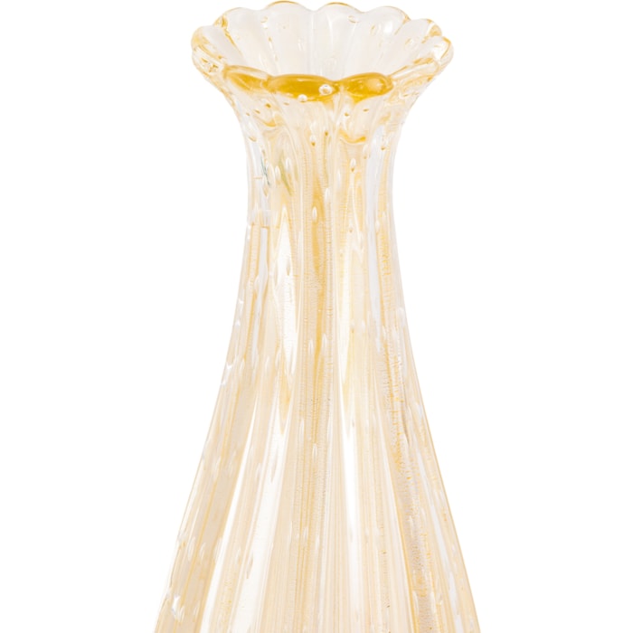 Vaso de Murano Merida Âmbar Alto - 41cm - Madel Home