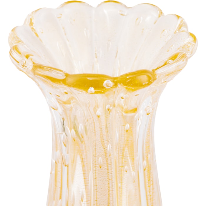 Vaso de Murano Merida Âmbar Alto - 41cm - Madel Home