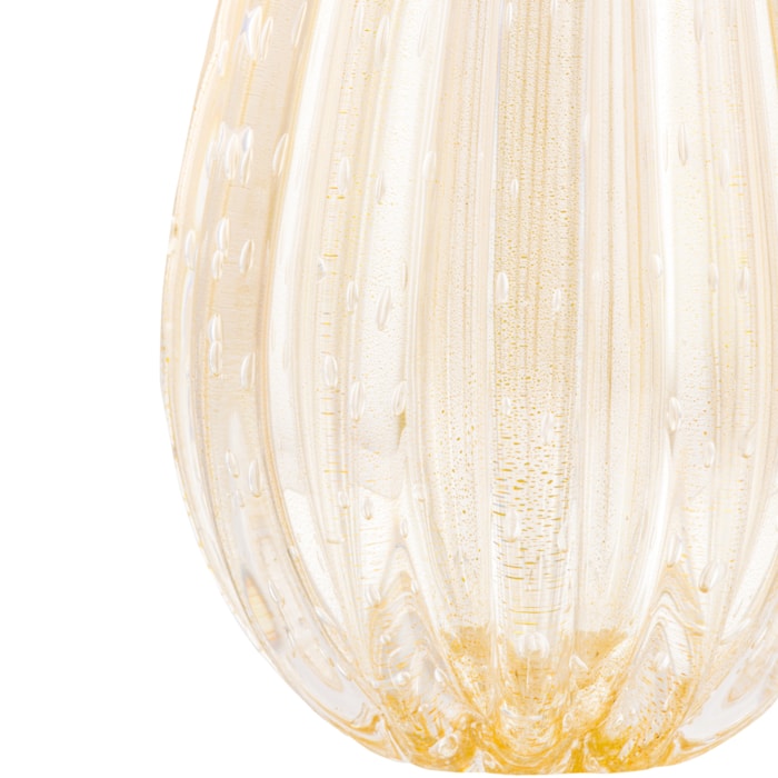 Vaso de Murano Merida Âmbar Alto - 41cm - Madel Home