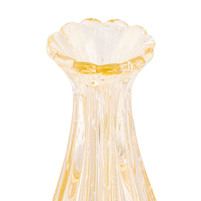 Vaso de Murano Merida Âmbar Médio - 33cm - Madel Home