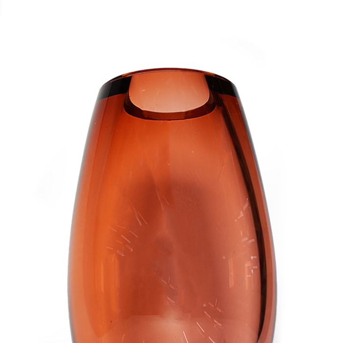 Vaso de Murano Mia Âmbar Alto - 33cm - Madel Home