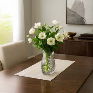 Vaso de Murano Minori Transparente Alto - 33cm