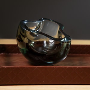 Vaso de Murano Minori Transparente Médio - 15cm 