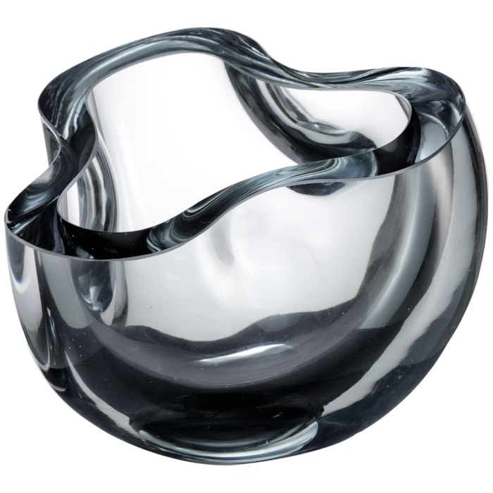Vaso de Murano Minori Transparente Médio - 15cm - Madel Home