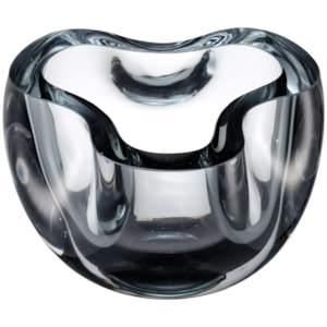 Vaso de Murano Minori Transparente Médio - 15cm 