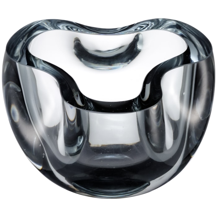 Vaso de Murano Minori Transparente Médio - 15cm - Madel Home