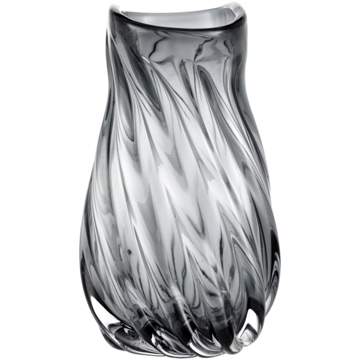 Vaso de Murano Minori Transparente Médio - 28cm - Madel Home