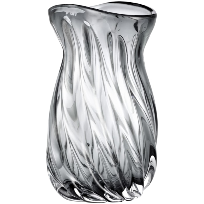 Vaso de Murano Minori Transparente Médio - 28cm - Madel Home