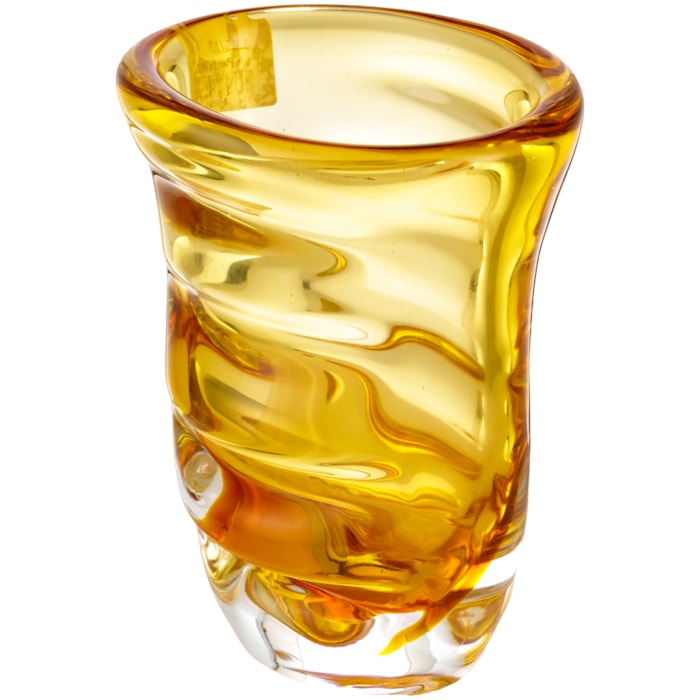 Vaso de Murano Naelle Âmbar Alto - 18cm - Madel Home