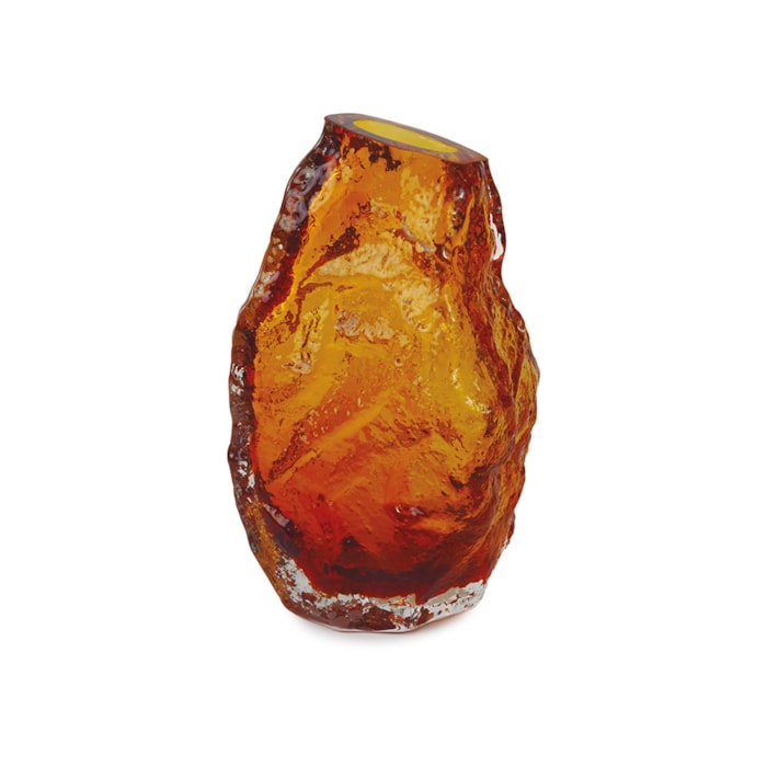 Vaso de Murano Nina Âmbar Médio - 27cm - Madel Home