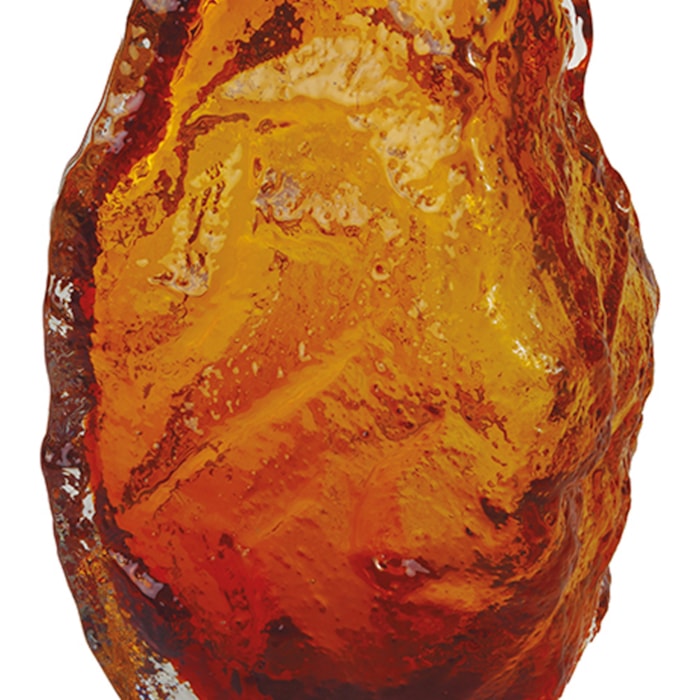 Vaso de Murano Nina Âmbar Médio - 27cm - Madel Home