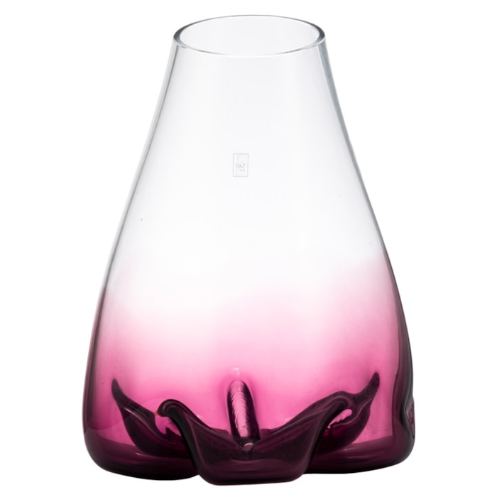 Vaso de Murano Nusa Transparente Alto - 35cm - Madel Home