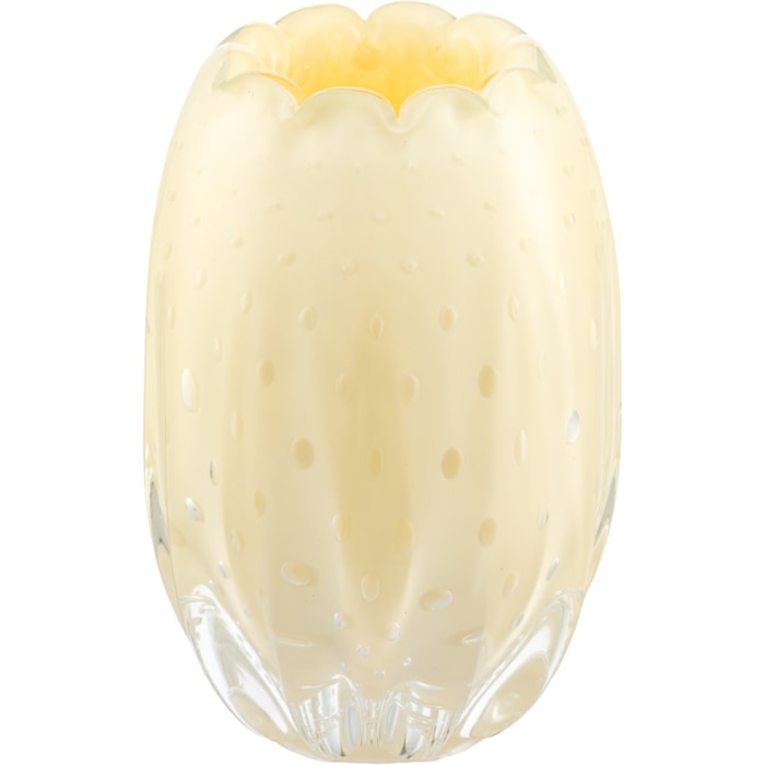 Vaso de Murano Pietra Âmbar Médio - 22cm - Madel Home