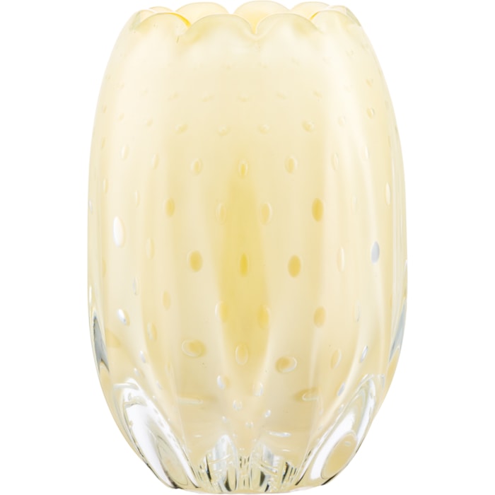 Vaso de Murano Pietra Âmbar Médio - 22cm - Madel Home
