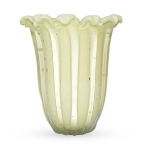 Vaso de Murano Pietra Off-White Alto - 35cm 
