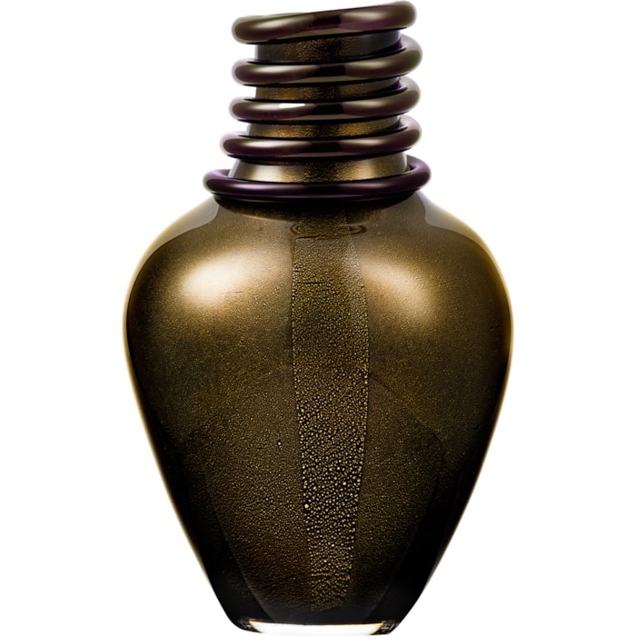 Vaso de Murano Ravello Preto Alto - 38cm - Madel Home