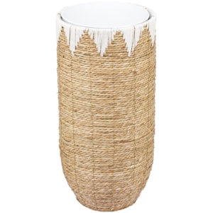 Vaso de Palha Ciela Bege Alto - 80cm