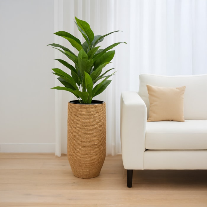 Vaso de Palha Safira Marrom Alto - 80cm - Madel Home