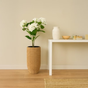 Vaso de Palha Safira Marrom Médio - 57cm