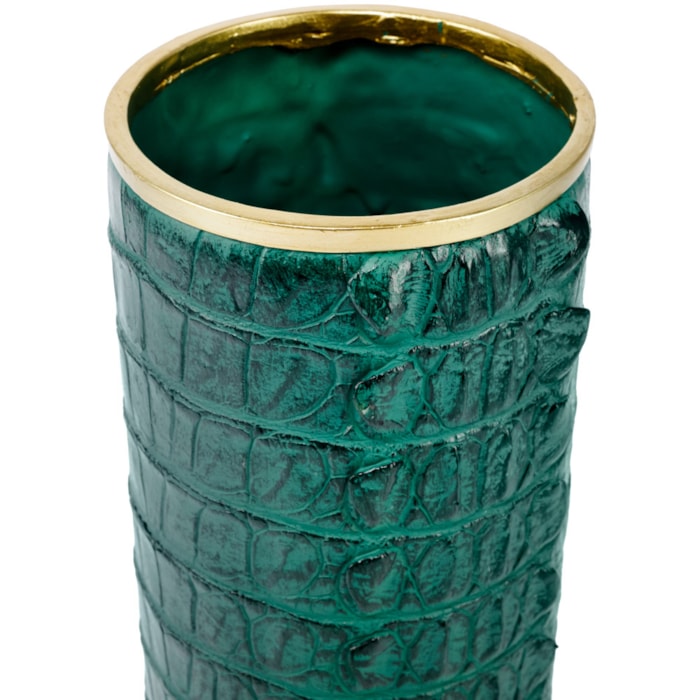 Vaso de Resina Arlena Verde Alto - 30cm - Madel Home