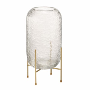 Vaso de Vidro Aura Transparente Alto - 42cm