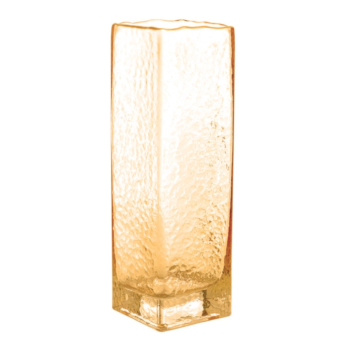 Vaso de Vidro Blair Âmbar Médio - 24cm - Madel Home