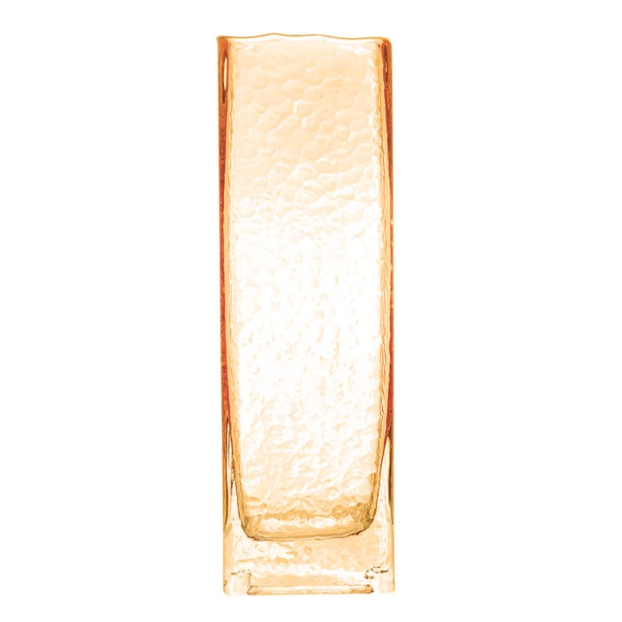 Vaso de Vidro Blair Âmbar Médio - 24cm - Madel Home