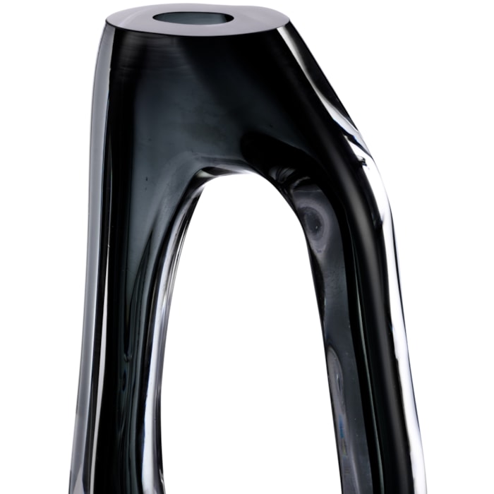 Vaso de Vidro Evora Transparente Alto - 33cm - Madel Home