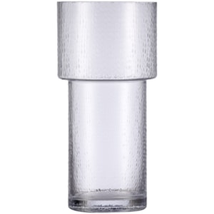 Vaso de Vidro Giza Transparente Alto - 30cm