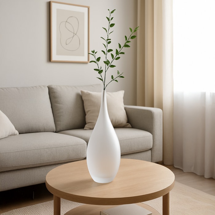 Vaso de Vidro Giza Transparente Alto - 48cm - Madel Home