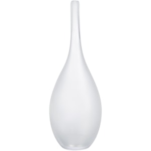 Vaso de Vidro Giza Transparente Médio - 38cm