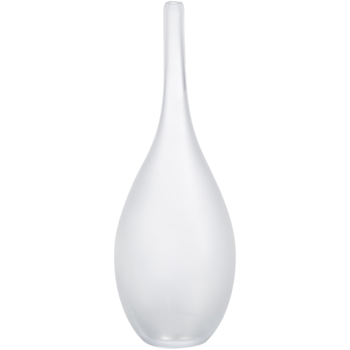 Vaso de Vidro Giza Transparente Médio - 38cm - Madel Home