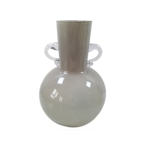 Vaso de Vidro Goya Cinza Alto - 30cm