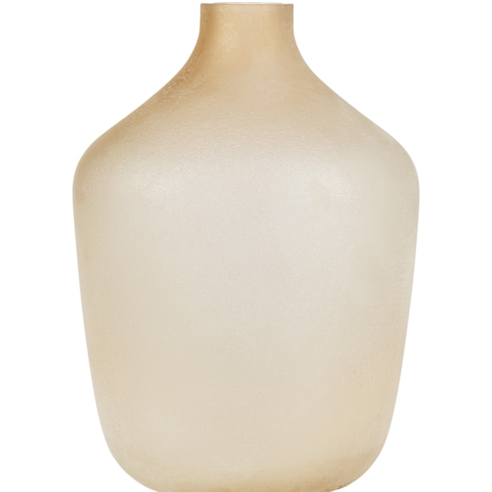 Vaso de Vidro Hydra Marrom Médio - 29cm - Madel Home